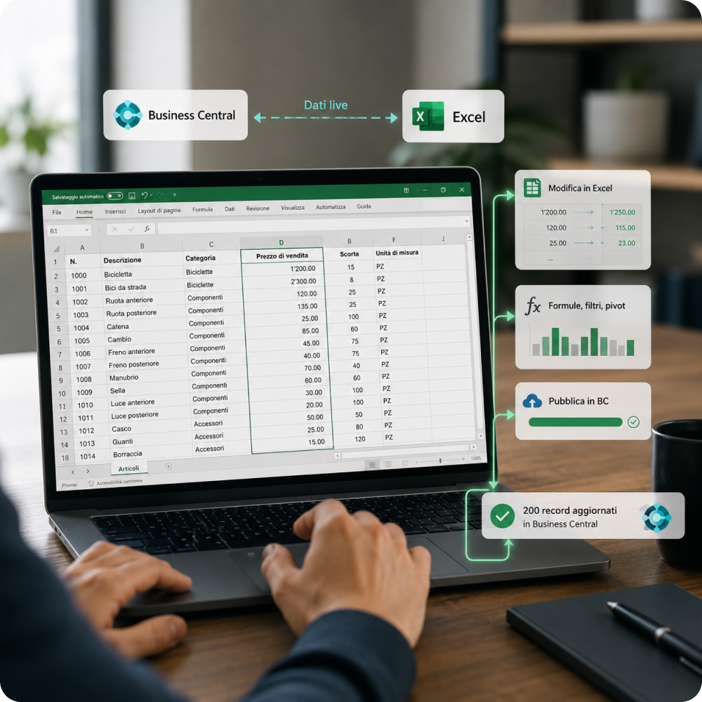 Integrazione Excel BC 365